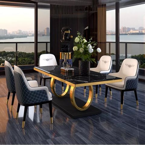 Luxury Dining Table Design 2025 |Buy Modern Dining Table Set inside Luxury Dining Table For Large Families